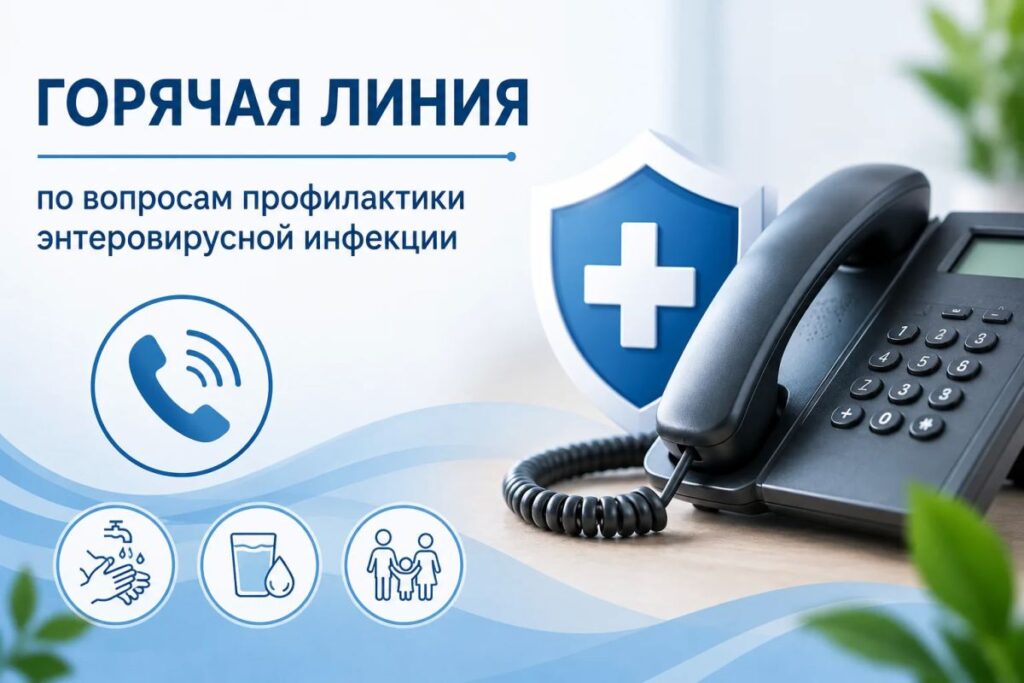 Открыта «горячая линия» Роспотребнадзора по вопросам профилактики энтеровирусной инфекции